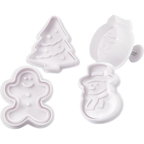 Creativ Company - CC Uitsteekvormen met Stempel 5 cm Kerst 4 stuks | GoedkoopsteHobby