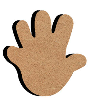 MDF Figure Hand 10 cm