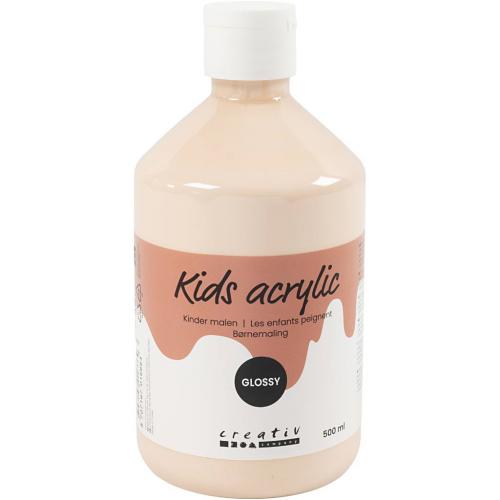 Afwerking CC Kids Acrylverf Glossy Licht Beige 500 ml - Afwerking lak