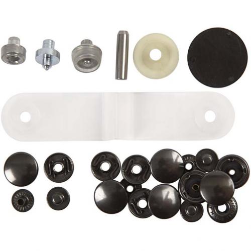 Creativ Company - CC Drukknopen Startersset 15 mm 10 stuks | GoedkoopsteHobby