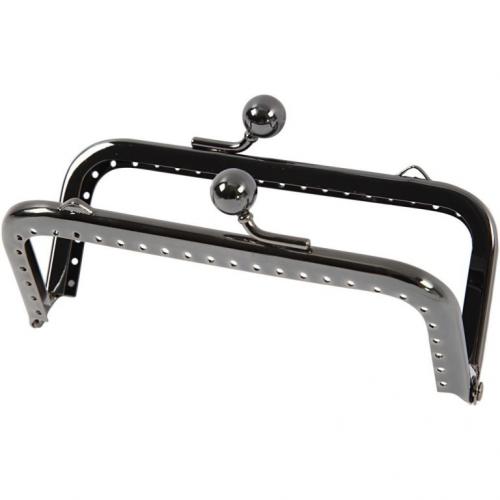 Creativ Company - CC Portemonnee Gesp Kit 10 cm Donkergrijs | GoedkoopsteHobby