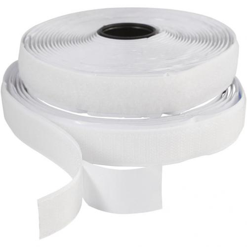 Creativ Company - CC Klittenband 20 mm 5 m Wit | GoedkoopsteHobby