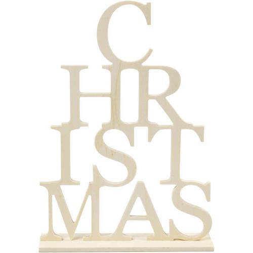 Creativ Company - CC Houten Letters Kerstboom 21x29 cm | GoedkoopsteHobby