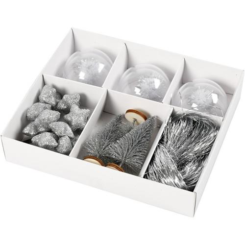 Creativ Company - CC Geschenkverpackungs-Set Weihnachten Silber | GoedkoopsteHobby