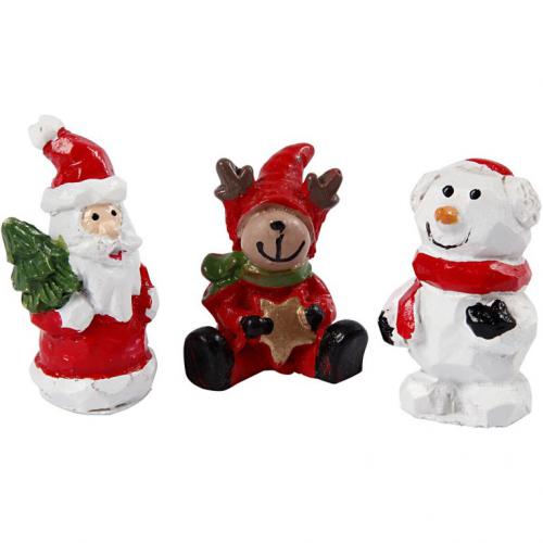 Creativ Company - CC Mini Weihnachtsfiguren 35 mm 3 Stück | GoedkoopsteHobby