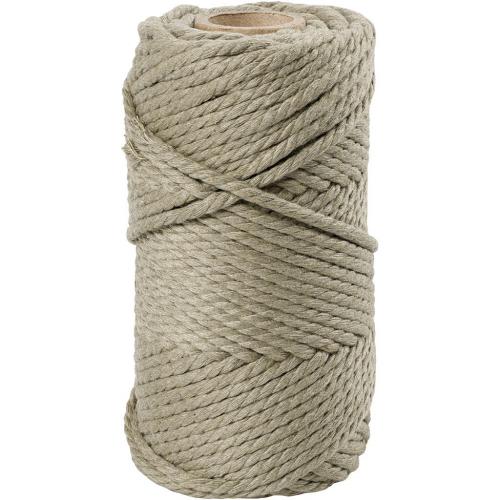 Creativ Company - CC Macrame Cord 4 mm 55 m Moss Green | GoedkoopsteHobby