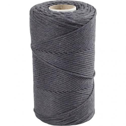 Creativ Company - CC Macramé Cord 2 mm 198 m Grey | GoedkoopsteHobby
