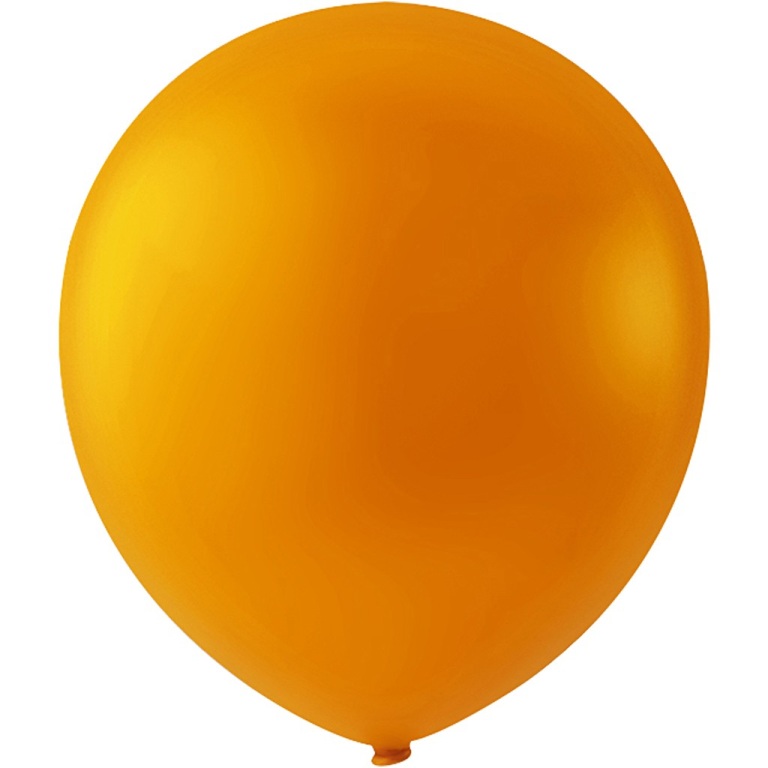 Ballons 23 cm Orange 10 Stück