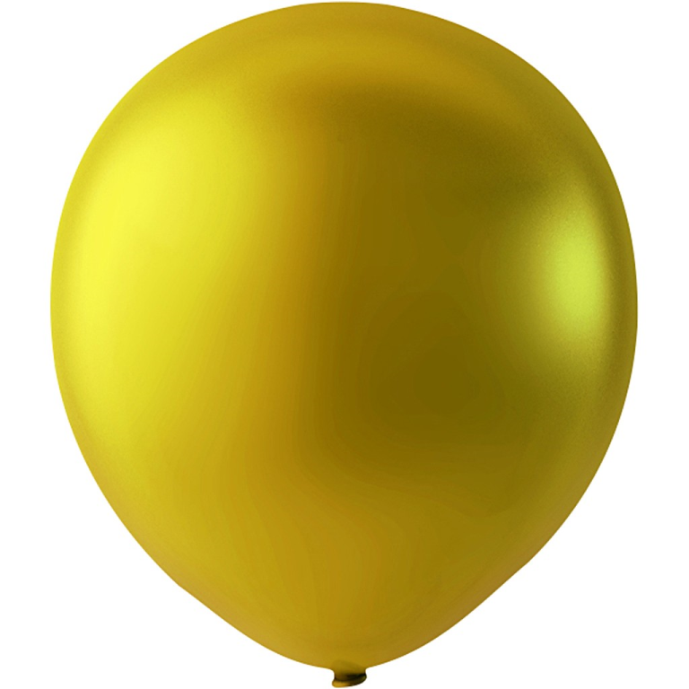 Ballonnen 23 cm Goud 10 stuks