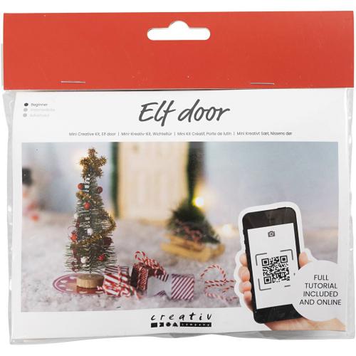 Creativ Company - CC Miniature Set Gnome Door Christmas Trees | CheapestHobby