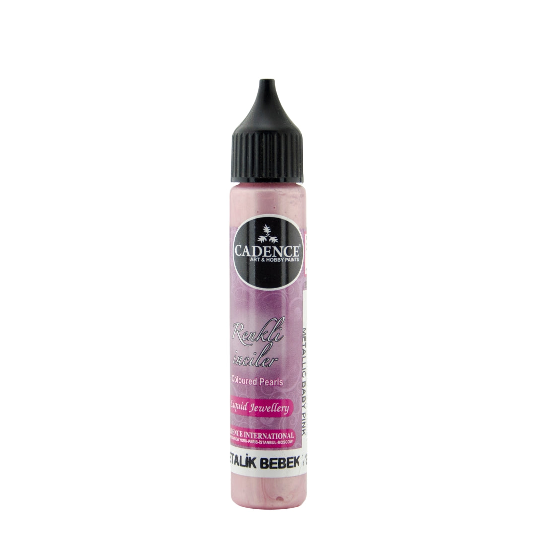 Cadence Coloured Pearls 25 ml Metallic Baby Pink