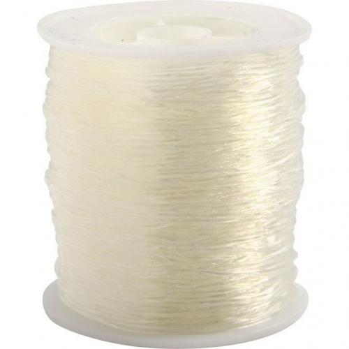 Creativ Company - CC Elastic Thread 1 mm 50 m Transparent | GoedkoopsteHobby