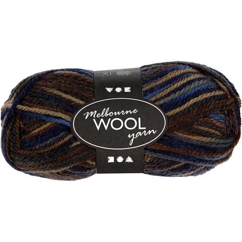 Creativ Company - CC Melbourne Wolgaren 50gr Multigekleurd Blauw Grijs | GoedkoopsteHobby