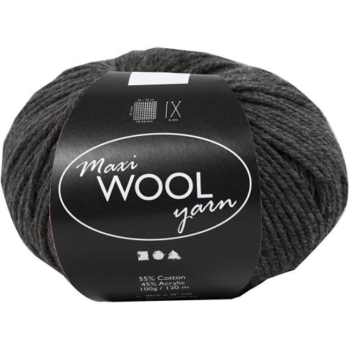 Creativ Company - CC Maxi Wolgaren 100 gr Dunkelgrau | BilligsteHobby