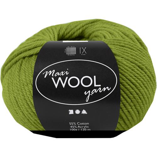 Creativ Company - CC Maxi Wolgaren 100 gr Olivgrün | GoedkoopsteHobby