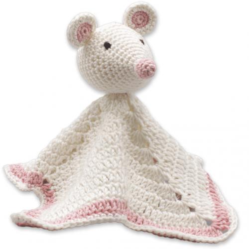 Hardicraft Häkelpaket Schmusetuch Maus 28 cm | GoedkoopsteHobby
