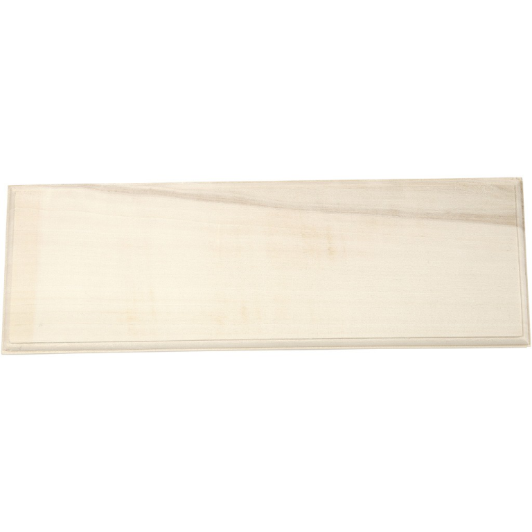 CC Houten Schild Naambord 10x30 cm per stuk