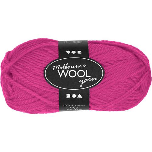 Creativ Company - CC Melbourne Wolgaren 50gr Neon Roze | GoedkoopsteHobby