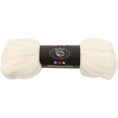 Creativ Company - CC Merino Wol 100gr Off-white | GoedkoopsteHobby