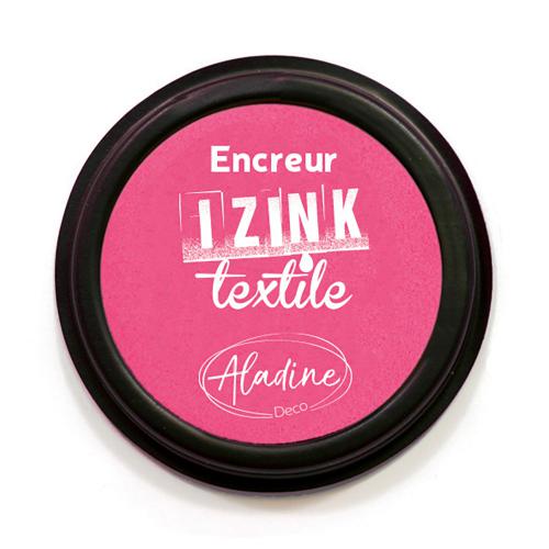 Aladine Izink Stempelkissen Textil Himbeere Rosa | GoedkoopsteHobby