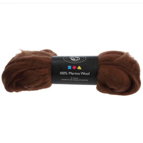 Creativ Company - CC Merino Wol 100gr Bruin | GoedkoopsteHobby