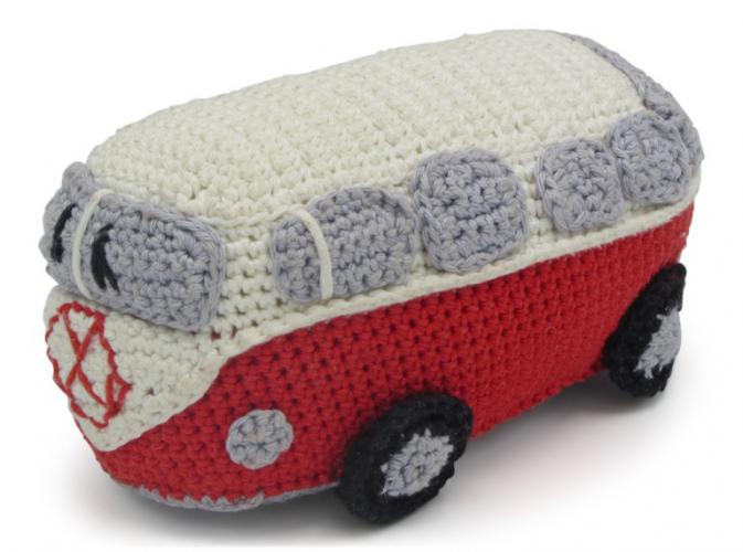 Hardicraft Häkelset Retro-Bus Rot 16x10 cm | GoedkoopsteHobby