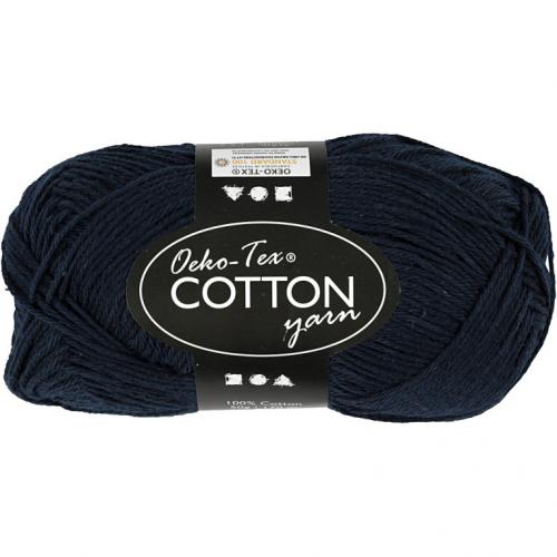 Creativ Company - CC Katoengaren 8/4 50gr Donkerblauw | GoedkoopsteHobby
