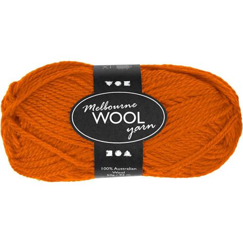 Creativ Company - CC Melbourne Wolgaren 50gr Orange | GoedkoopsteHobby
