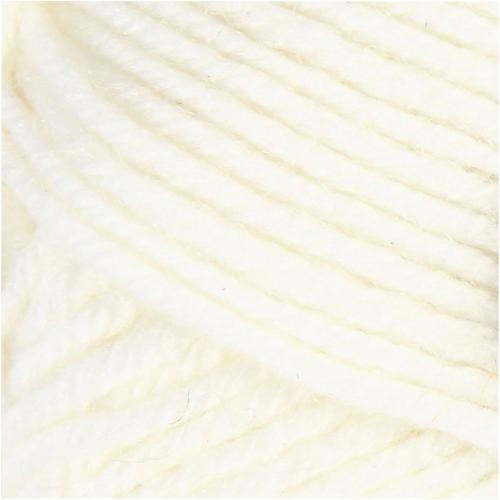 Creativ Company - CC  Baby Wolgaren 50gr Wit | GoedkoopsteHobby