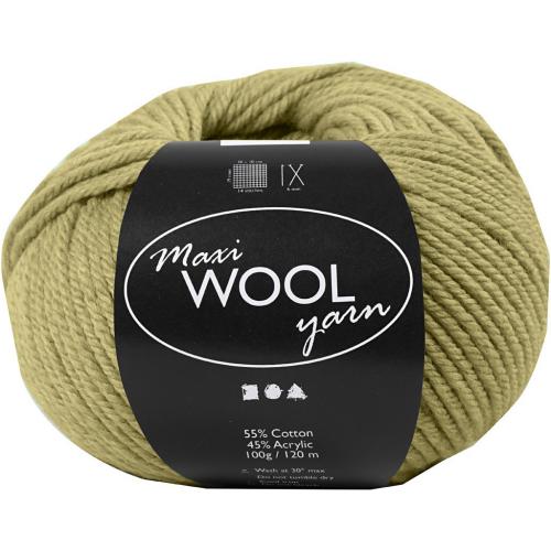 Creativ Company - CC Maxi Wool Yarn 100 gr Light Green | GoedkoopsteHobby
