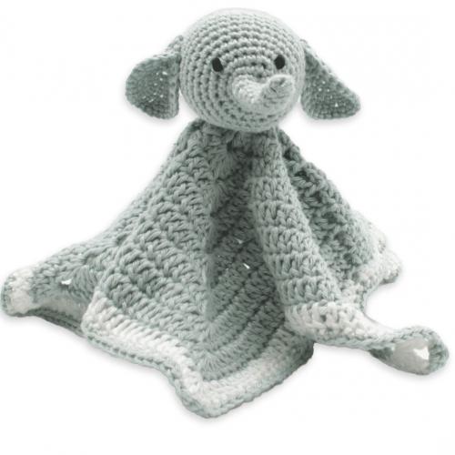Hardicraft Haakpakket Knuffeldoekje Olifant 28 cm | GoedkoopsteHobby