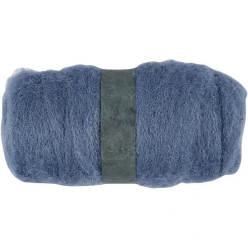 Creativ Company - CC Gekaarde Wol 100gr Lucht Blauw | GoedkoopsteHobby