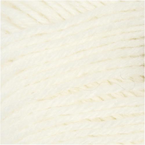 Creativ Company - CC Creotime Sokkenwol 50gr Off-white | GoedkoopsteHobby