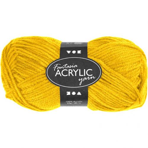 Creativ Company - CC Fantasia Acrylgarn 50gr Gelb | GoedkoopsteHobby