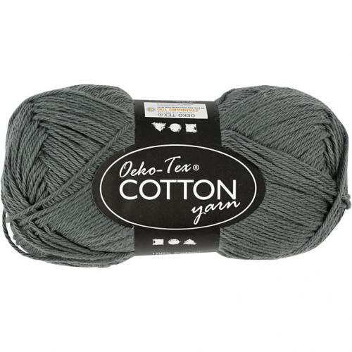 Creativ Company - CC Katoengaren 8/4 50gr Grijs | GoedkoopsteHobby
