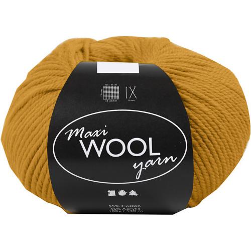 Creativ Company - CC Maxi Wolgaren 100 g Dunkelgelb | GoedkoopsteHobby