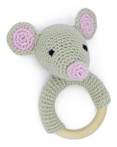 Hardicraft Haakpakket Rammelaar Muisje 12 cm | GoedkoopsteHobby