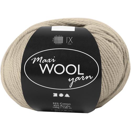 Creativ Company - CC Maxi Wolgaren 100 gr Zandkleur | GoedkoopsteHobby