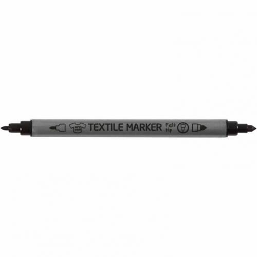 Creativ Company - CC Textilmarker Schwarz 6 Stück | GoedkoopsteHobby