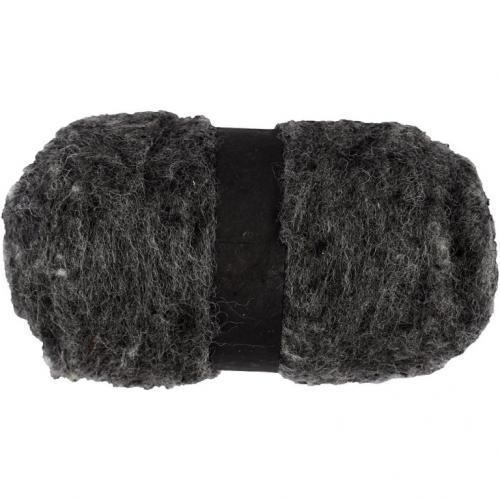 Creativ Company - CC Carded Wool 100g Natural Grey | CheapestHobby