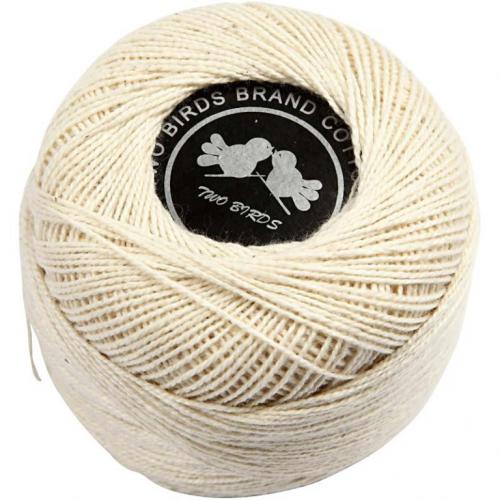 Creativ Company - CC Mercerisiertes Baumwollgarn 20 g Off-White | GoedkoopsteHobby
