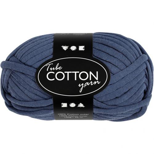 Creativ Company - CC Tube Katoengaren 100gr Donkerblauw | GoedkoopsteHobby