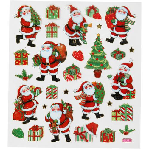 Creativ Company - CC Sticker Sheet Classic Christmas Figures 15x16.5 cm 29 pcs | GoedkoopsteHobby