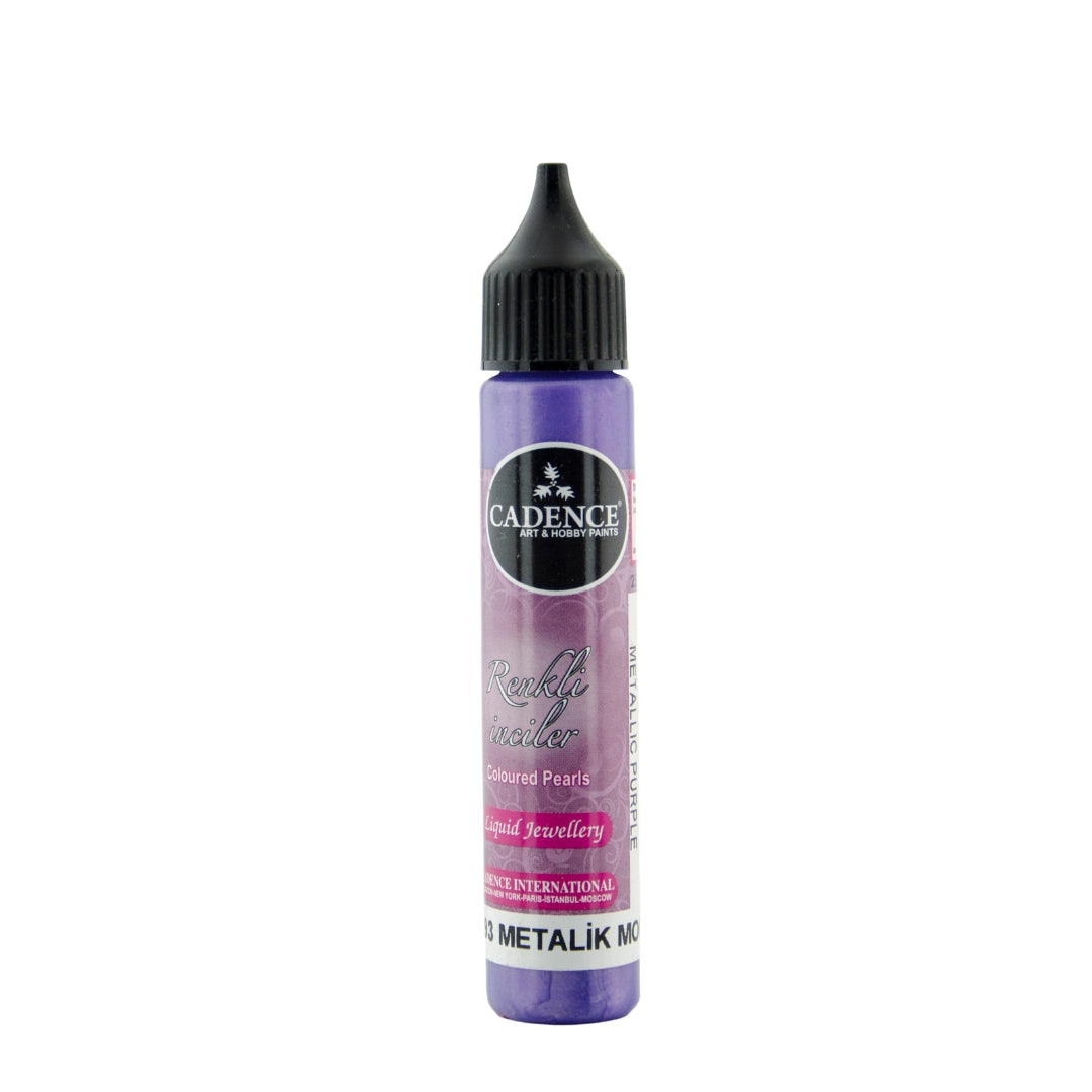 Cadence Colored Pearls 25 ml Metallic Lila