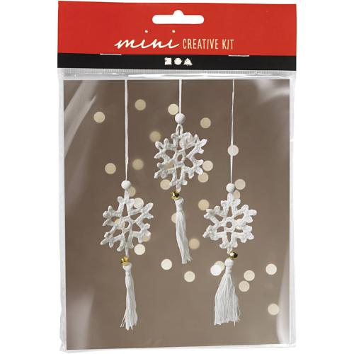 Creativ Company - CC Mini Craft Set Crochet Snowflakes | CheapestHobby