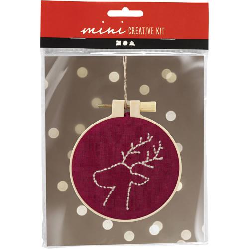 Creativ Company - CC Mini Hobbyset Stickerei Rentier | GoedkoopsteHobby