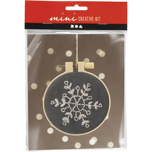 Creativ Company - CC Mini Hobbyset Stickerei Schneeflocke | GoedkoopsteHobby