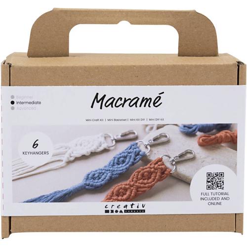 Creativ Company - CC Mini Startersset Makramee Schlüsselanhänger | GoedkoopsteHobby