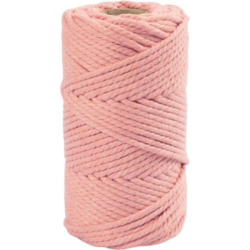 Creativ Company - CC Macramékoord 4 mm 55 m Roze | GoedkoopsteHobby