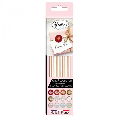 Aladine Ziegel Wachsstifte Set 4 Stück Weiß | GoedkoopsteHobby